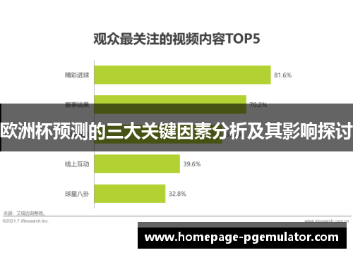 欧洲杯预测的三大关键因素分析及其影响探讨