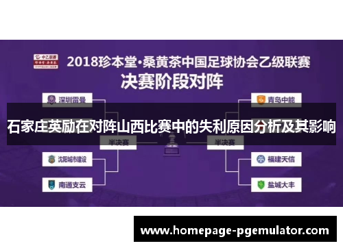 石家庄英励在对阵山西比赛中的失利原因分析及其影响