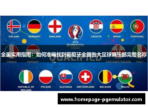 全面实用指南：如何准确找到葡萄牙全国各大足球俱乐部完整名称